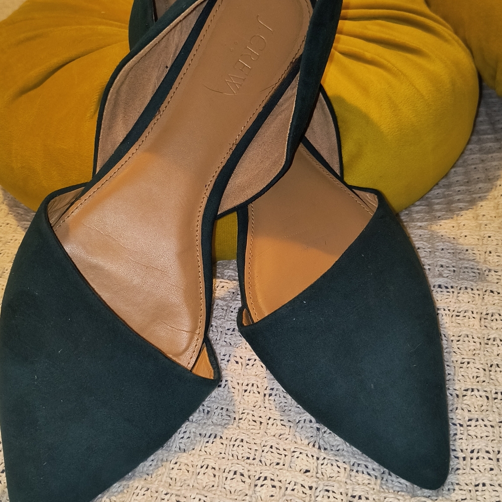 J. Crew Green Flats